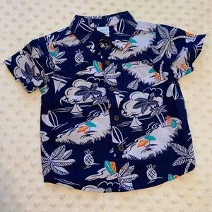 NWOT Gymboree Hawaiian shirt 6-12M